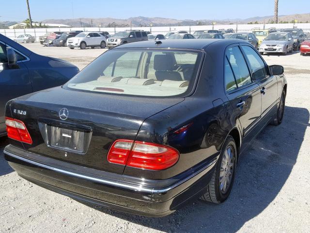 WDBJF65J31B210894 - 2001 MERCEDES-BENZ E 320 BLACK photo 4