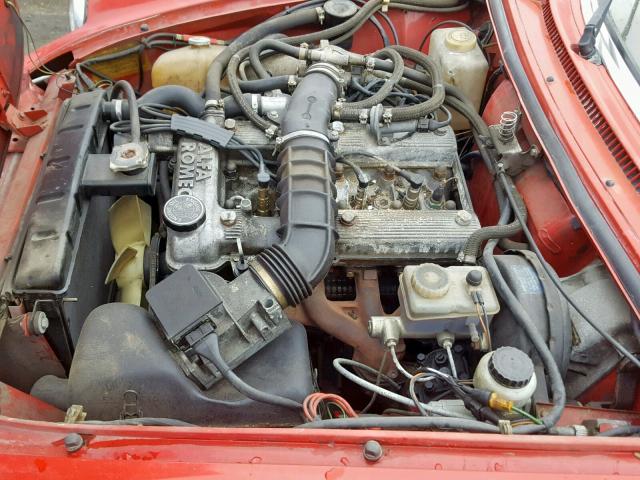 ZARBA5419G1042523 - 1986 ALFA ROMEO VELOCE 200 RED photo 7