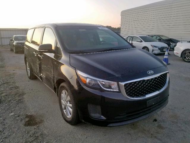 KNDMB5C1XJ6378273 - 2018 KIA SEDONA LX BLACK photo 1