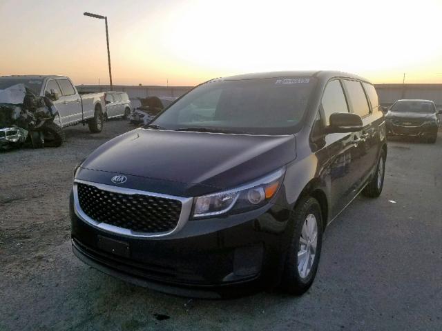 KNDMB5C1XJ6378273 - 2018 KIA SEDONA LX BLACK photo 2