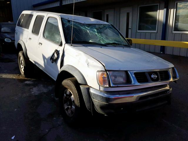 1N6ED27Y4YC387810 - 2000 NISSAN FRONTIER C WHITE photo 1