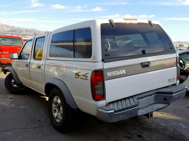 1N6ED27Y4YC387810 - 2000 NISSAN FRONTIER C WHITE photo 3