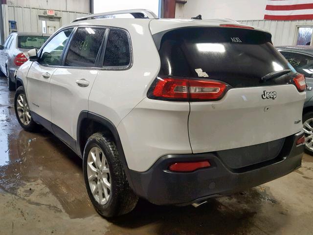 1C4PJLCB1GW206655 - 2016 JEEP CHEROKEE L WHITE photo 3