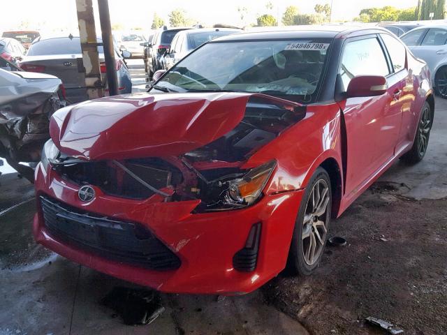 JTKJF5C75FJ000788 - 2015 TOYOTA SCION TC წითელი ფოტო 2
