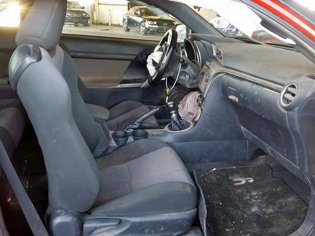 JTKJF5C75FJ000788 - 2015 TOYOTA SCION TC წითელი ფოტო 5