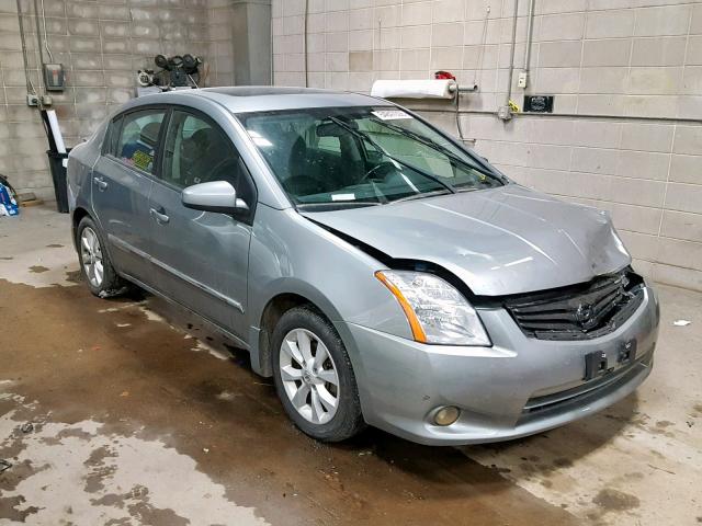 3N1AB6APXCL633399 - 2012 NISSAN SENTRA 2.0 GRAY photo 1