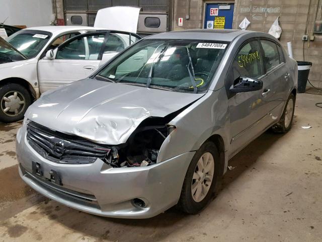 3N1AB6APXCL633399 - 2012 NISSAN SENTRA 2.0 GRAY photo 2