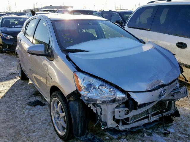 JTDKDTB36C1502189 - 2012 TOYOTA PRIUS C SILVER photo 1