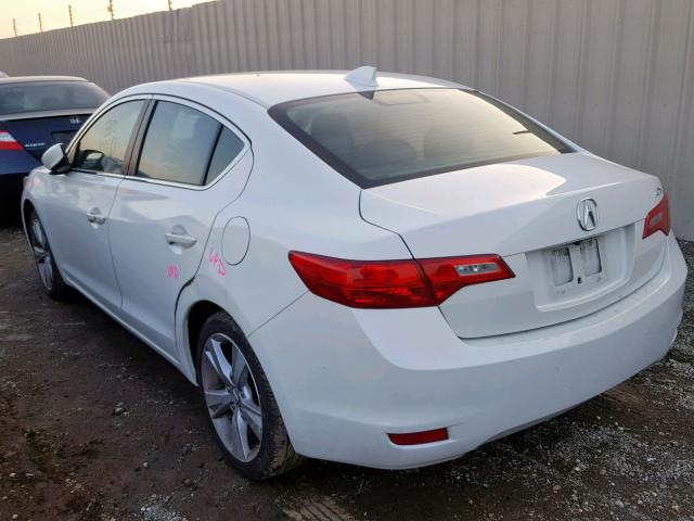 19VDE1F73EE014575 - 2014 ACURA ILX 20 TEC WHITE photo 3