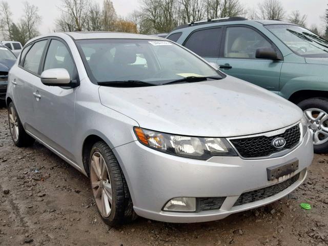 KNAFW5A30C5640793 - 2012 KIA FORTE SX SILVER photo 1