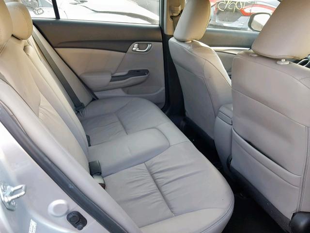 19XFB2F98DE223938 - 2013 HONDA CIVIC EXL 银色 照片 6