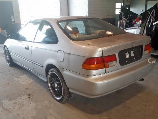 1HGEJ6221VL097317 - 1997 HONDA CIVIC DX SILVER photo 3