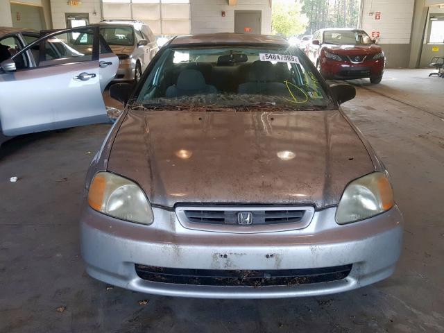 1HGEJ6221VL097317 - 1997 HONDA CIVIC DX SILVER photo 9