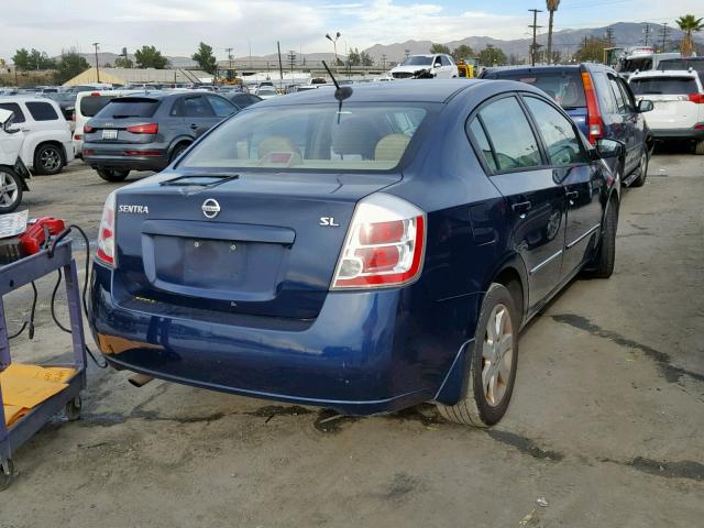 3N1AB61E29L625370 - 2009 NISSAN SENTRA 2.0 BLUE photo 4