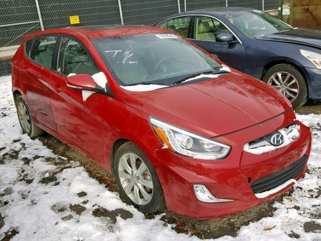 KMHCU5AE0EU162408 - 2014 HYUNDAI ACCENT GLS RED photo 1