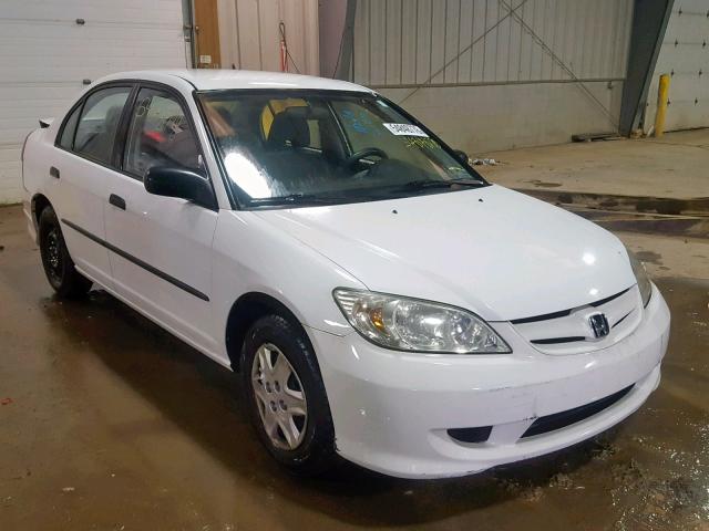 2HGES16384H571956 - 2004 HONDA CIVIC DX V WHITE photo 1