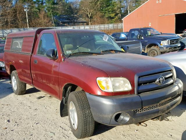 5TBJU32155S448795 - 2005 TOYOTA TUNDRA RED photo 1