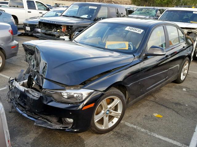 WBA3C1C52EK109425 - 2014 BMW 328 I SULE BLACK photo 2