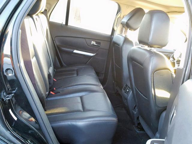 2FMDK3J97DBA63347 - 2013 FORD EDGE SEL BLACK photo 6