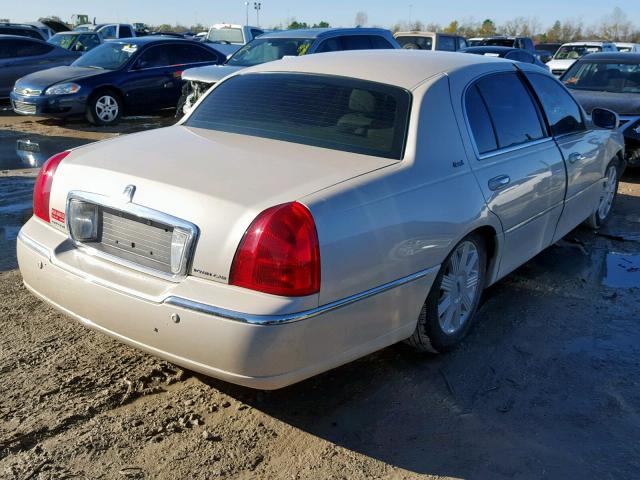 1LNHM85W93Y629311 - 2003 LINCOLN TOWN CAR C CREAM photo 4