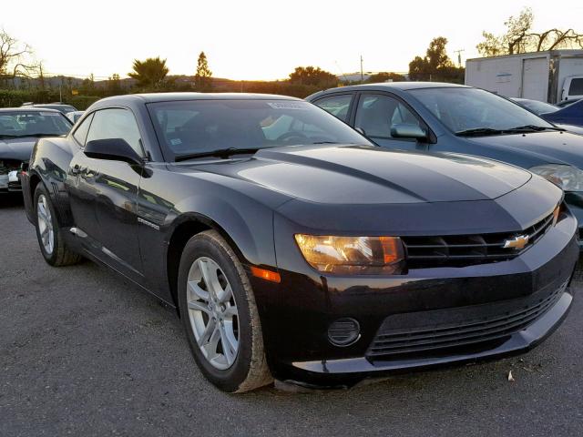 2G1FA1E30E9308730 - 2014 CHEVROLET CAMARO LS BLACK photo 1