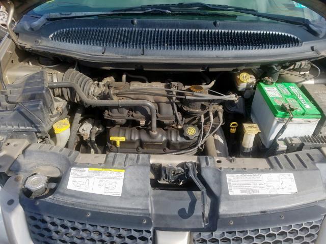 1B4GP45342B674502 - 2002 DODGE CARAVAN SP TAN photo 7