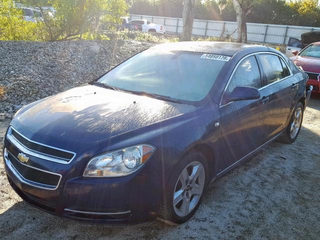 1G1ZH57B984300847 - 2008 CHEVROLET MALIBU 1LT 蓝色 照片 2