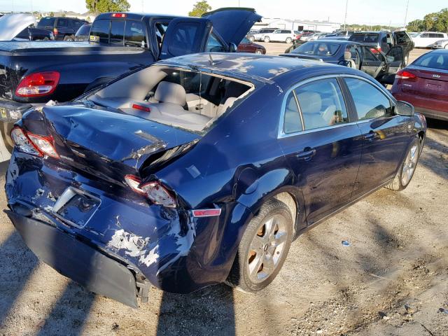 1G1ZH57B984300847 - 2008 CHEVROLET MALIBU 1LT 蓝色 照片 4