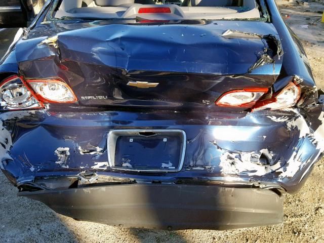 1G1ZH57B984300847 - 2008 CHEVROLET MALIBU 1LT 蓝色 照片 9
