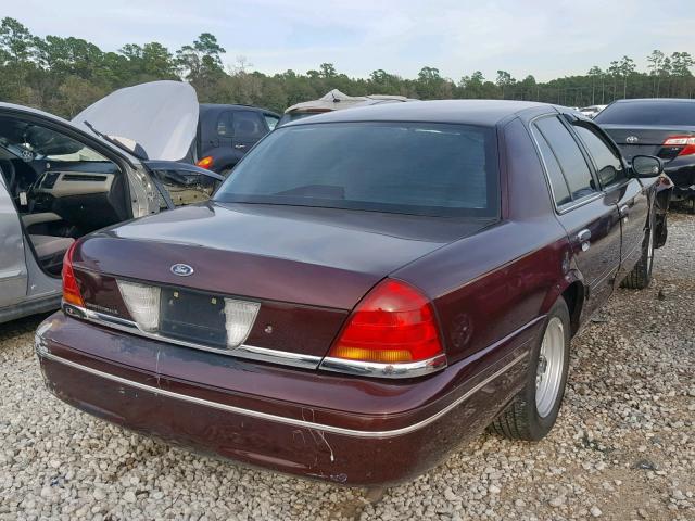 2FAFP74WX1X174275 - 2001 FORD CROWN VICT MAROON photo 4