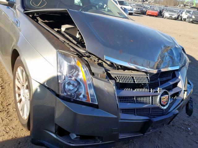 1G6DG5EY9B0120619 - 2011 CADILLAC CTS LUXURY GRAY photo 9