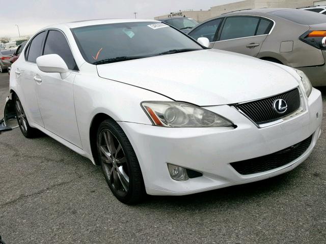 JTHBK262582063214 - 2008 LEXUS IS 250 WHITE photo 1