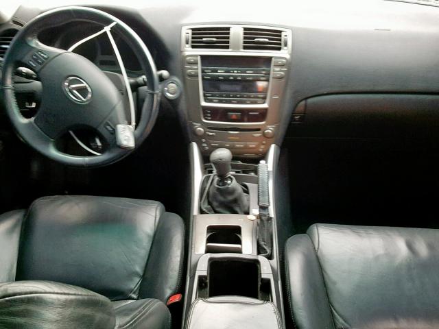 JTHBK262582063214 - 2008 LEXUS IS 250 WHITE photo 9