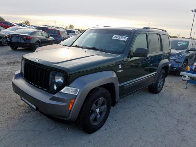 1J4PN3GK5BW543007 - 2011 JEEP LIBERTY RE GREEN photo 2