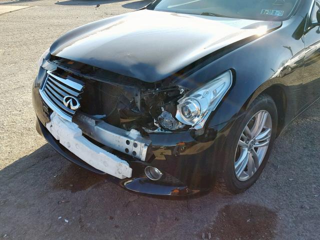 JN1CV6AR9CM673335 - 2012 INFINITI G37 BLACK photo 9