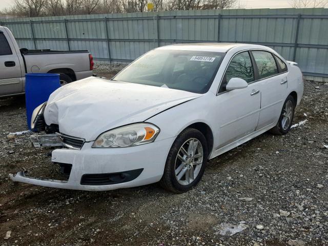 2G1WC5EM9A1261202 - 2010 CHEVROLET IMPALA LTZ WHITE photo 2