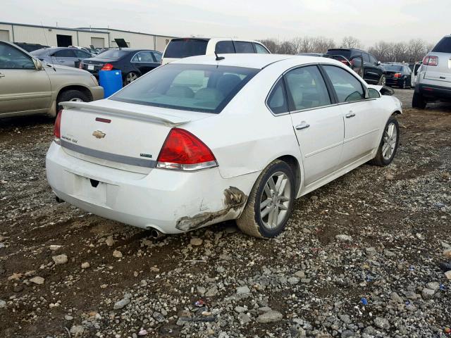 2G1WC5EM9A1261202 - 2010 CHEVROLET IMPALA LTZ WHITE photo 4