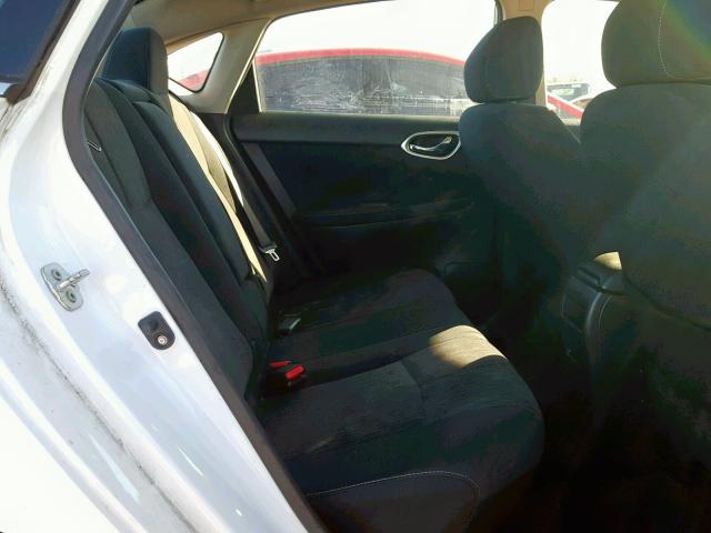 3N1AB7AP2FL696491 - 2015 NISSAN SENTRA S WHITE photo 6