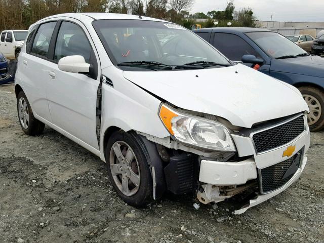 KL1TG6DE1BB149498 - 2011 CHEVROLET AVEO LT WHITE photo 1