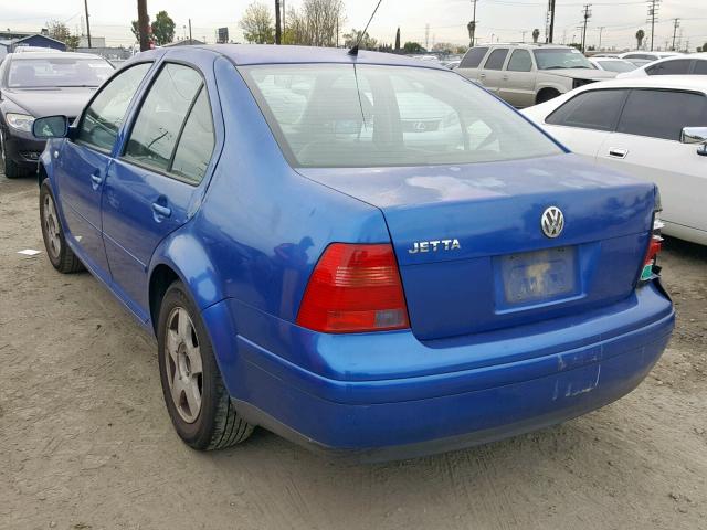 3VWSB69M92M103071 - 2002 VOLKSWAGEN JETTA GLS BLUE photo 3