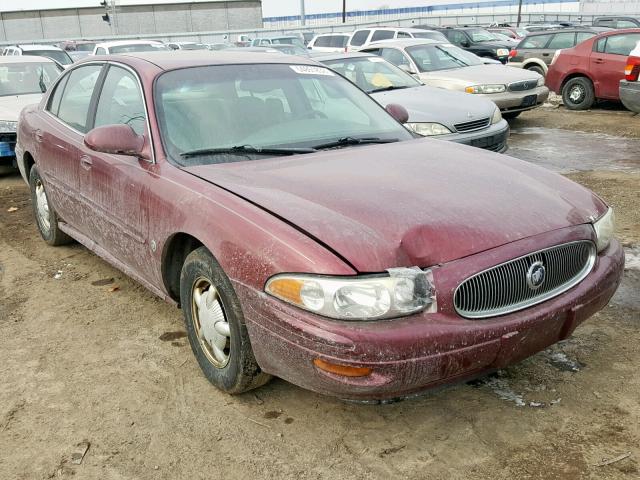 1G4HP54K5YU322267 - 2000 BUICK LESABRE CU MAROON photo 1