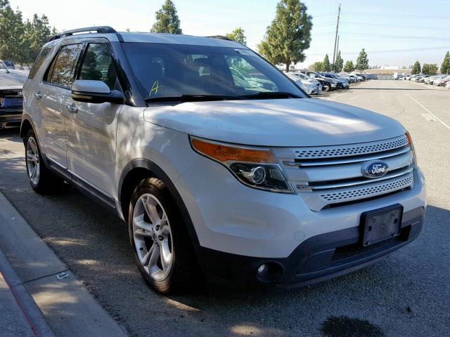 1FMHK7F85BGA46805 - 2011 FORD EXPLORER L WHITE photo 1