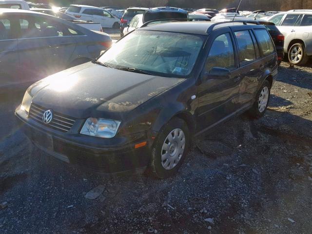 WVWRL61J74W175762 - 2004 VOLKSWAGEN JETTA GL BLACK photo 2