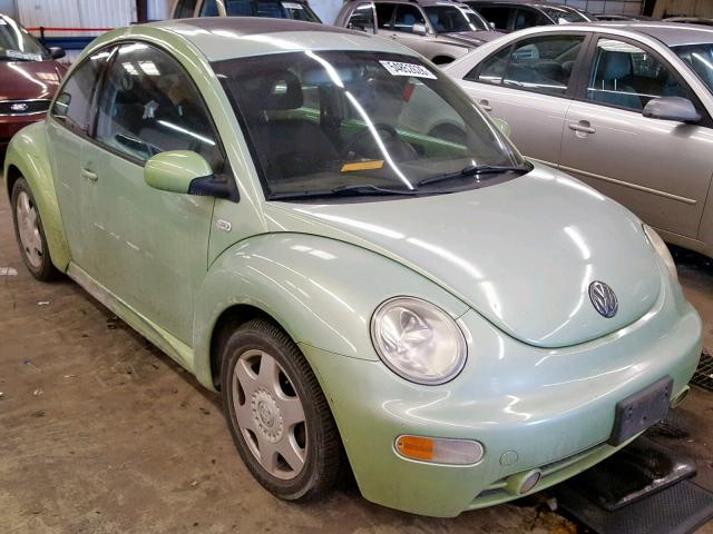 3VWCK21C81M434626 - 2001 VOLKSWAGEN NEW BEETLE GREEN photo 1