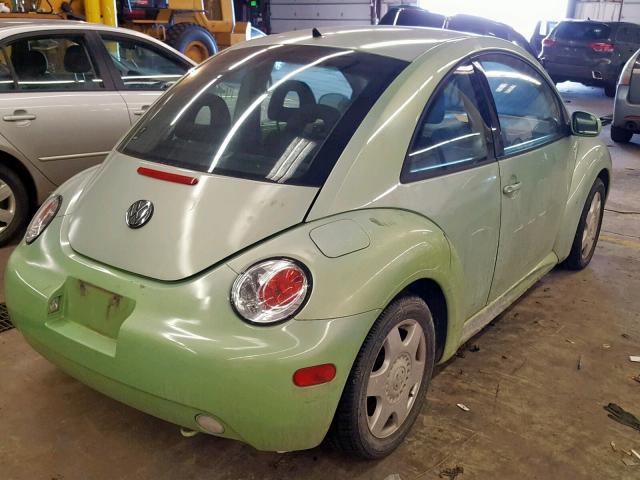 3VWCK21C81M434626 - 2001 VOLKSWAGEN NEW BEETLE GREEN photo 4