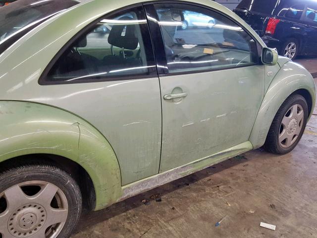 3VWCK21C81M434626 - 2001 VOLKSWAGEN NEW BEETLE GREEN photo 9