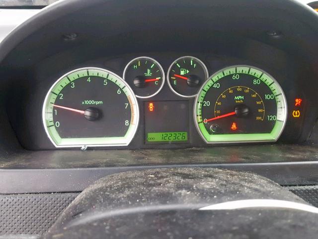 KL1TD56E99B636555 - 2009 CHEVROLET AVEO LS BLACK photo 8