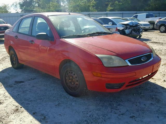 1FAFP34N97W296811 - 2007 FORD FOCUS ZX4 RED photo 1