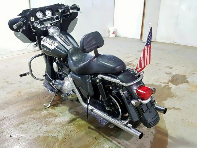 1HD1KBW136Y663162 - 2006 HARLEY-DAVIDSON FLHXI BLACK photo 3