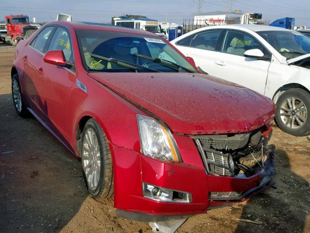 1G6DS5EV6A0125912 - 2010 CADILLAC CTS PREMIU RED photo 1